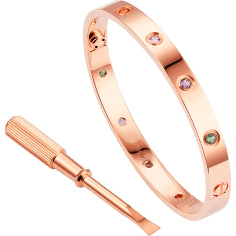rainbow cartier love bracelet